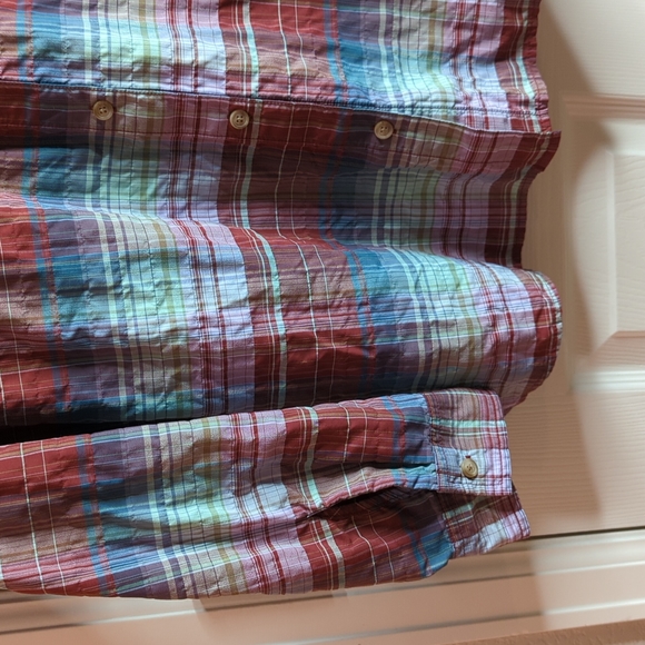 Eddie Bauer plaid long sleeve button down shirt size 2XL - Picture 6 of 6